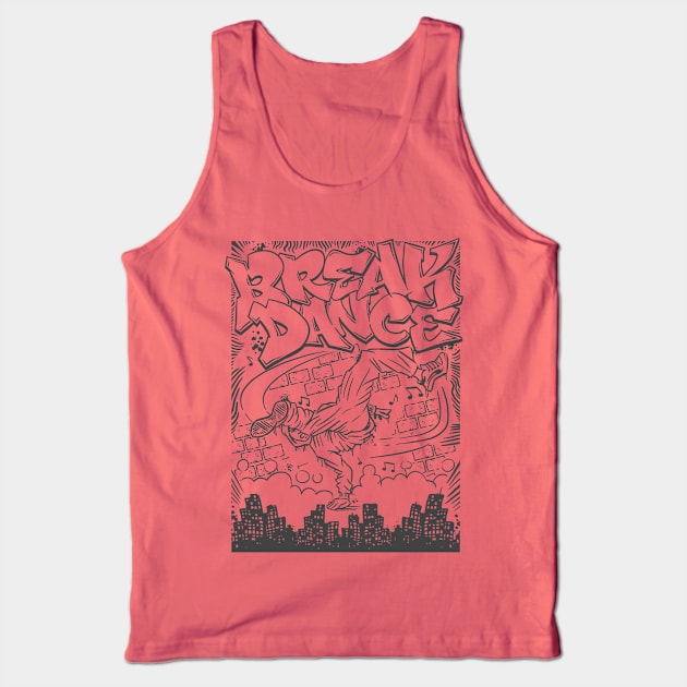 Break Dance City Tank Top by inktheplace2b